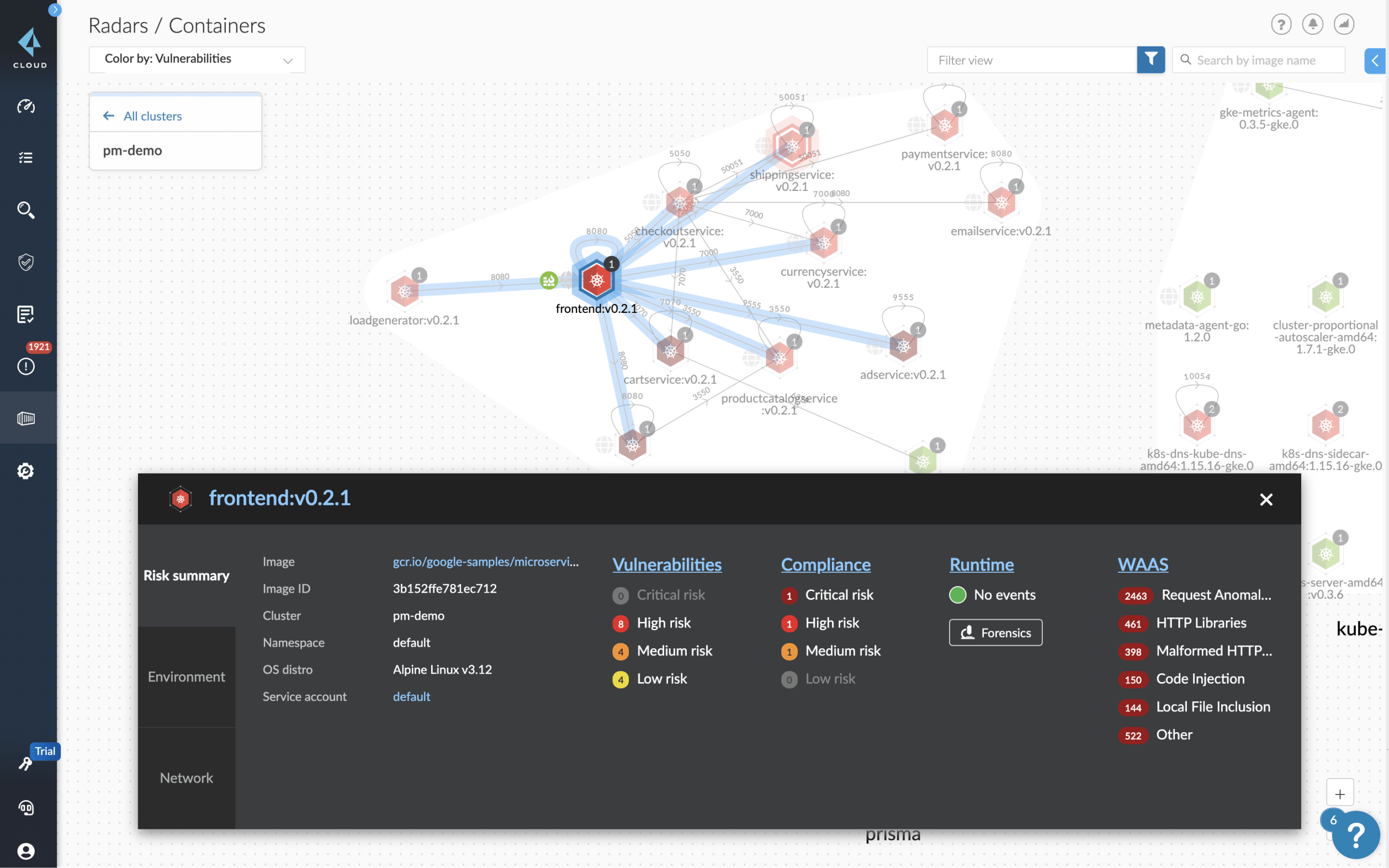 クラウド ワークロード保護