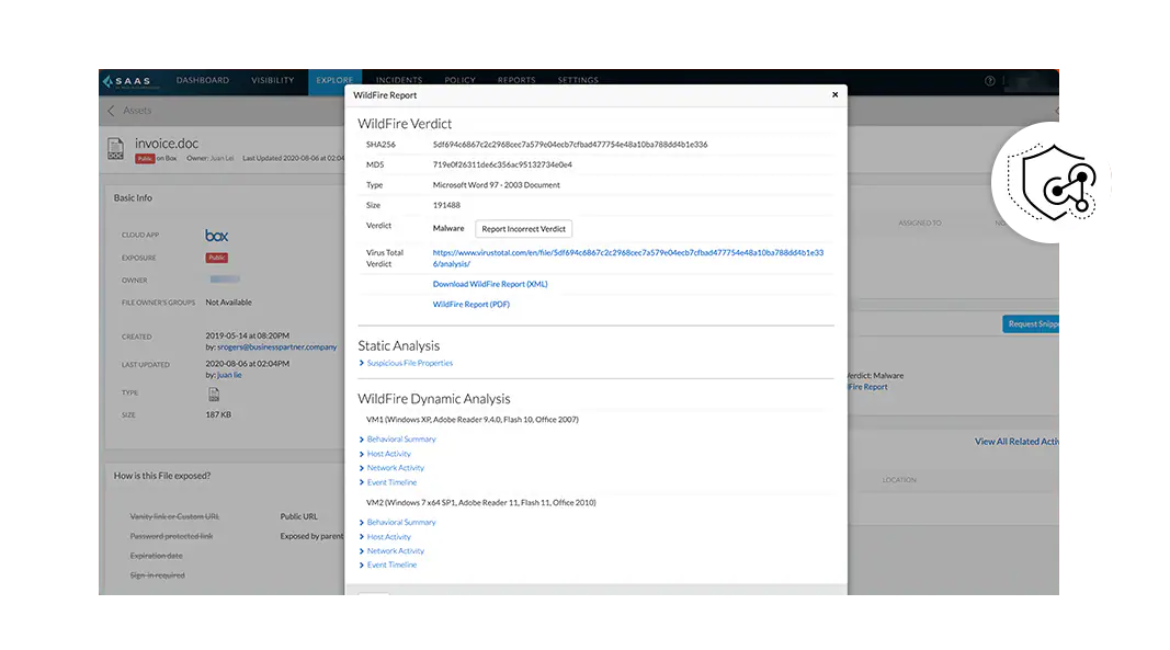 インラインMLモデルによる脅威防御