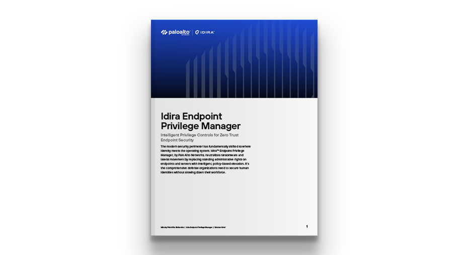 Idira Endpoint Privilege Managerソリューションの概要