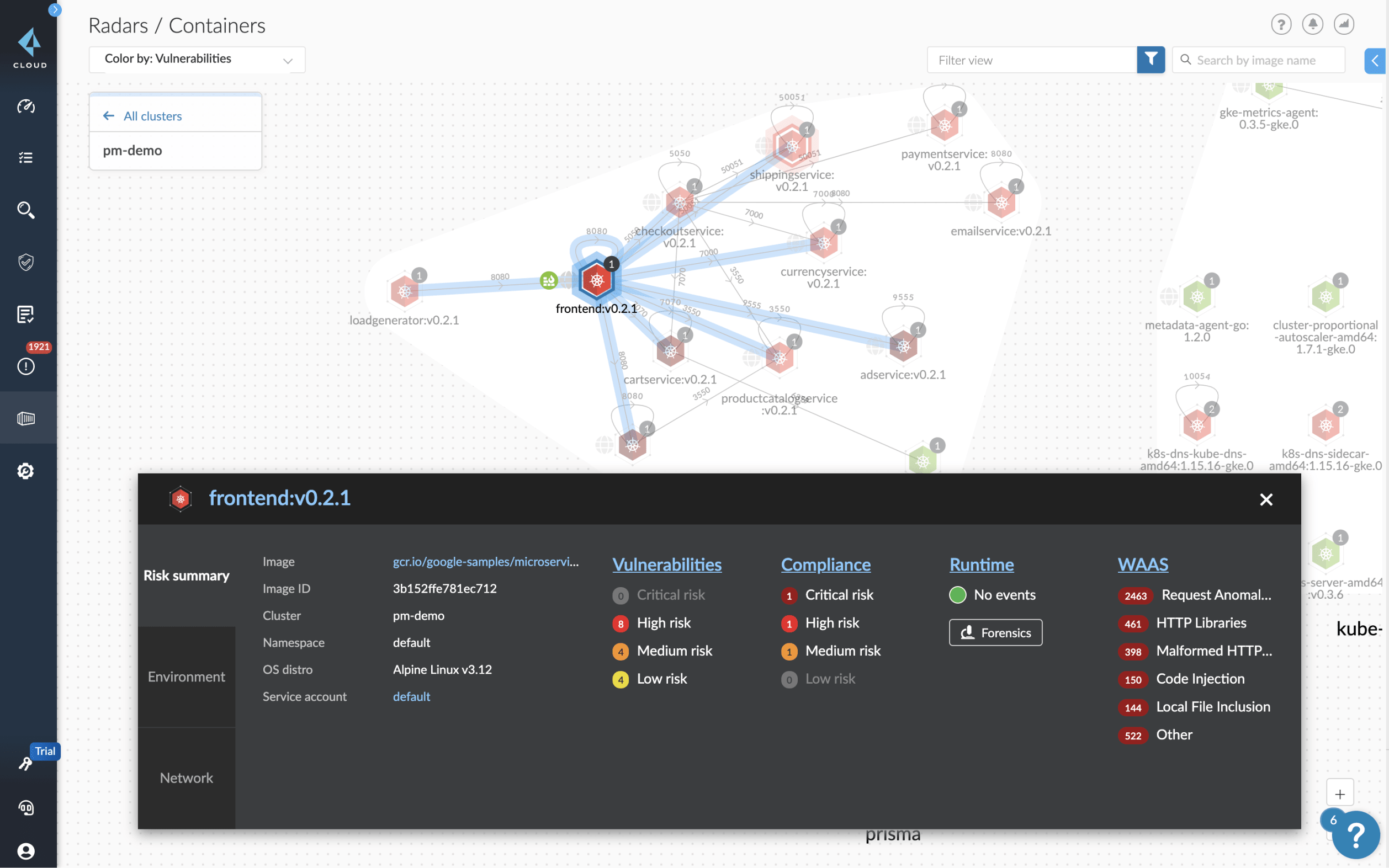 クラウド ワークロード保護