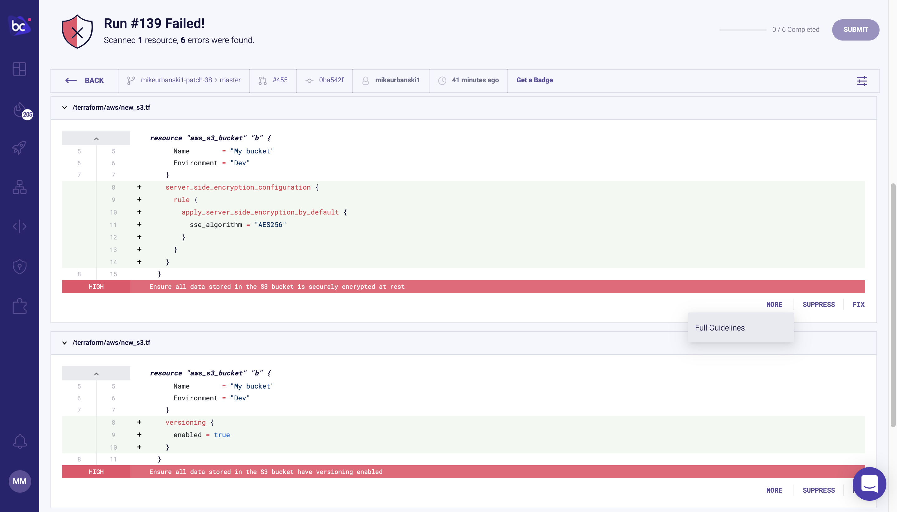 コンテキストに対応し実用的なフィードバック